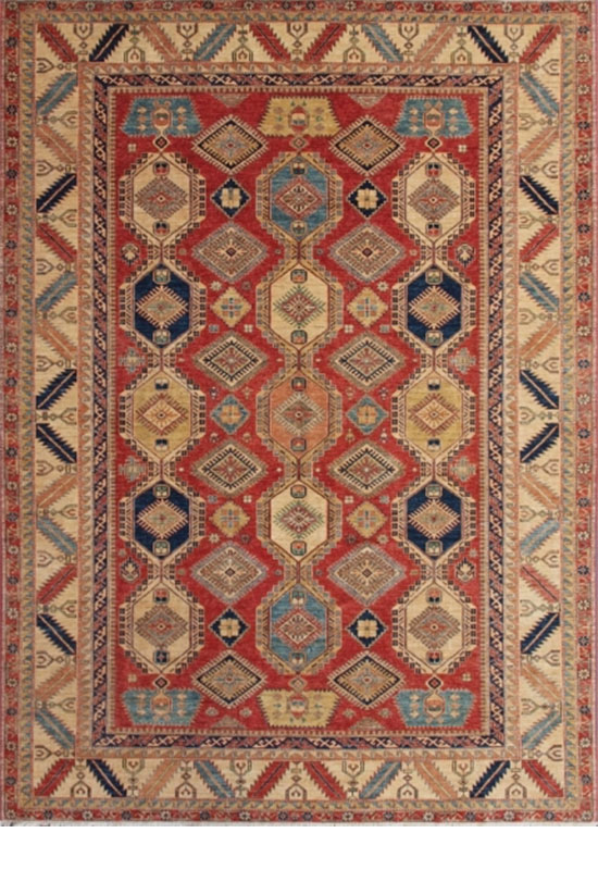 Tappeto orientale annodato a mano